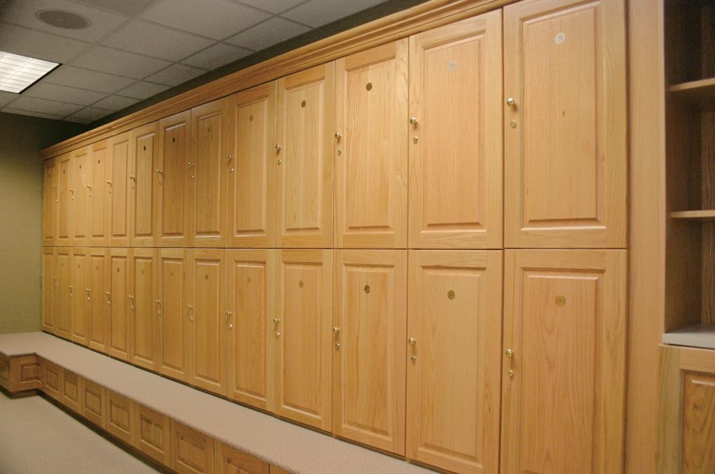 Quality craftsmanship in custom wood lockers