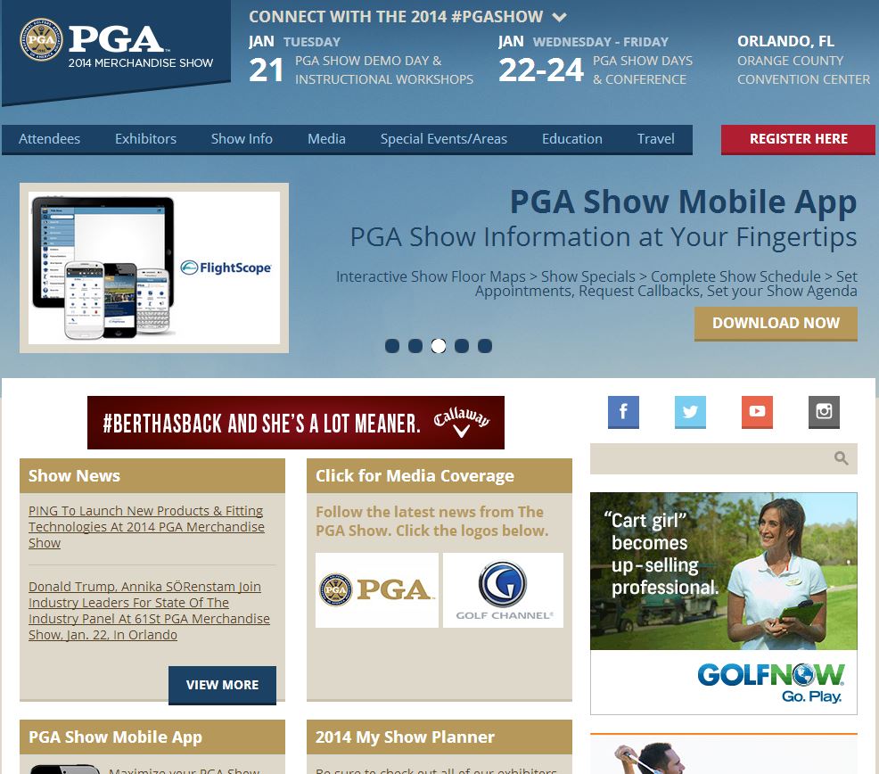 Legacy Lockers will exhibit at the 2014 PGA Merchandise Show