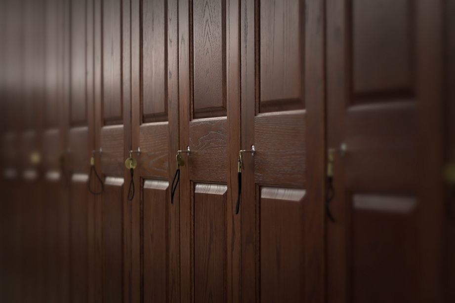 The perfect temperature for wooden lockers